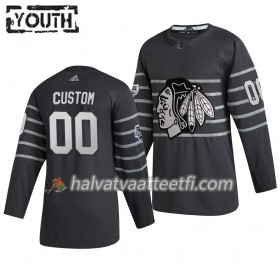 Lasten NHL Chicago Blackhawks Pelipaita Custom Harmaa 2020 NHL All-Star Adidas Authentic 